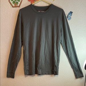 Men's Gray Long Sleeve Shirt
